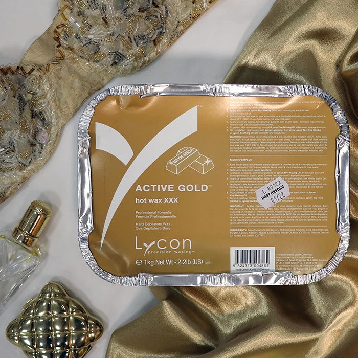 Lycon Hot Wax Active Gold 1Kg - Image 3