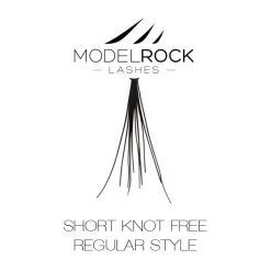 Modelrock Premium Lashes - Individual Regular Style Short Knot Free