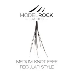 Modelrock Premium Lashes - Individual Regular Style Medium Knot Free