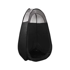Tan.Easy Tanning Tent 1/3 Clear & Black